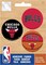 Licensed NBA Chicago Bulls- 1.5" Badge Pack Adhesive Fabric Badge